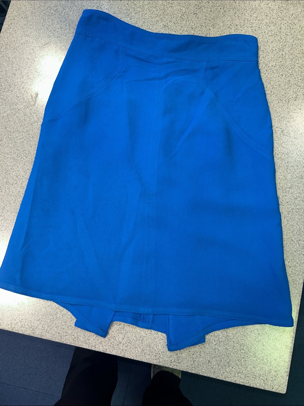 RARE!! Stella McCartney sz 38 Bright Cobalt Blue Skirt with fishtail hem